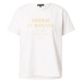 MORE & MORE Oversize tričko  zlatá / biela