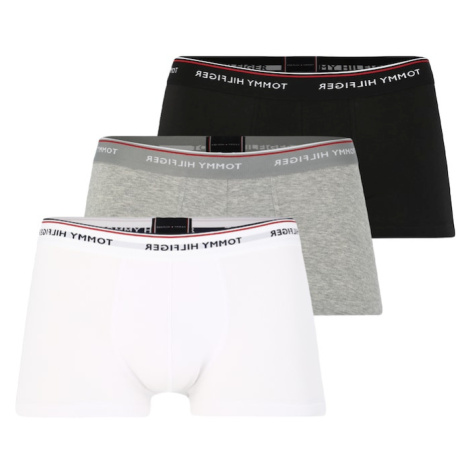 Tommy Hilfiger Underwear Boxerky  sivá melírovaná / červená / čierna / biela
