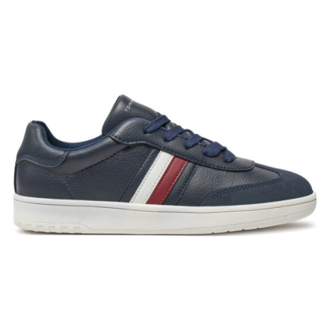 Tommy Hilfiger Sneakersy Stripes Low Cut Lace-Up Sneaker T3X9-33645-1269 Tmavomodrá