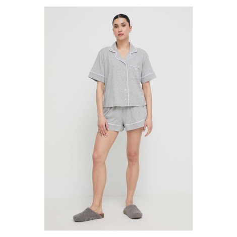 Pyžamo Polo Ralph Lauren dámska, šedá farba, 4P8023