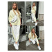 Yellow and white tracksuit set By o la la