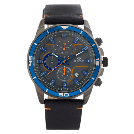 Pánske hodinky PERFECT CH02L - CHRONOGRAF (zp351j) + BOX