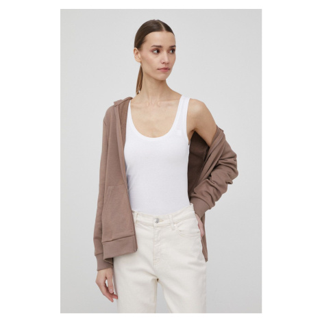 Top G-Star dámsky, biela farba, G-Star Raw