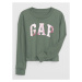 Gap Mikina 788206-02 Zelená Regular Fit