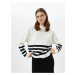 Koton Oversize Sweater Crew Neck Long Sleeve