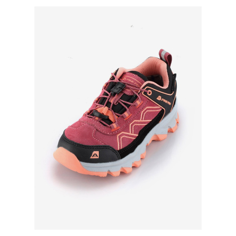 Ružové dievčenskú outdoorové topánky s membránou PTX ALPINE PRE Molleho ALPINE PRO