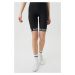 Čierne krátke legíny Borg Bike Shorts