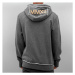 Just Rhyse Big Zip Hoody Charcoal