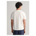 TRIČKO GANT CONTRAST SMALL LOGO TSHIRT EGGSHELL