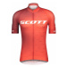 SCOTT Cyklistický dres s krátkym rukávom - RC PRO 2021 - biela/červená