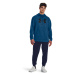 Pánska zateplená tréningová mikina s kapucňou UNDER ARMOUR UA Armour Fleece Big Logo HD-BLU