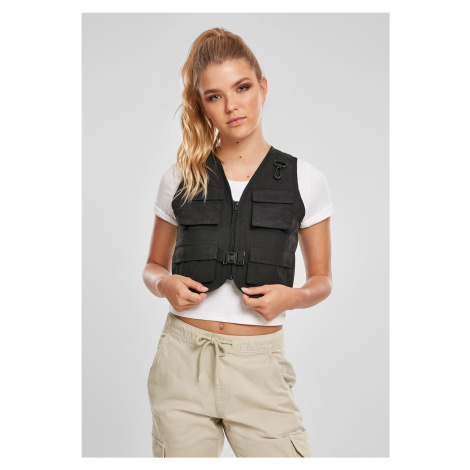 Women's Short Tactical Vest Black Urban Classics