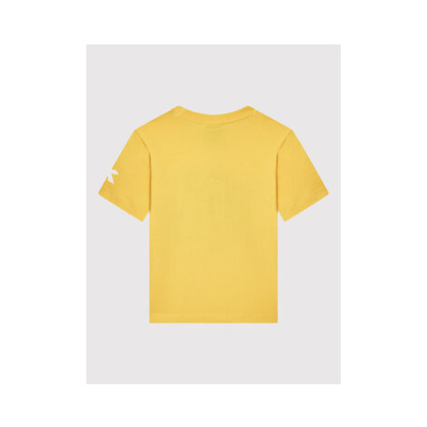 Diadora Súprava tričko a športové šortky Playground 102.178252 Žltá Regular Fit