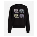 Mikina Karl Lagerfeld Ikonik 2.0 Outline Sweatshirt Čierna
