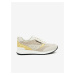 Yellow-Beige Womens Patterned Sneakers Michael Kors Allie - Women