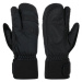 Three-finger ski gloves Kilpi TRINO-U black
