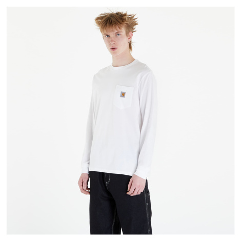 Carhartt WIP Long Sleeve Pocket T-Shirt UNISEX White