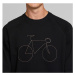 Dedicated Sweatshirt Malmoe Rainbow Bicycle Black