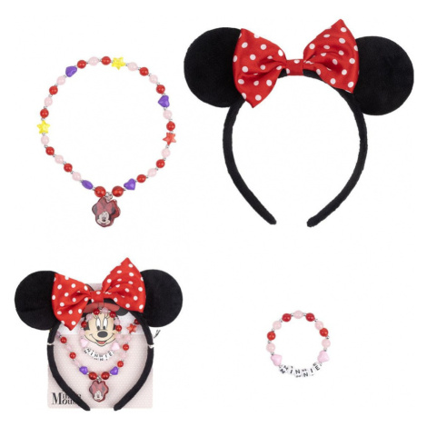 Beauty set MINNIE MOUSE (náhrdelník, náramok, čelenka), 2500002219 Cerda