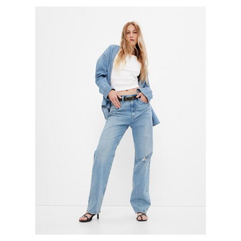 GAP Jeans 90. roky voľné výškové organické - ženy
