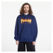 Thrasher Flame Logo Hoodie Navy Blue S