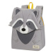 Samsonite Dětský batoh Happy Sammies S+ Raccoon Remy 11 l - šedá