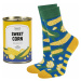 Unisex ponožky Soxo Corn Žltá