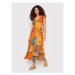Iconique Letné šaty Shirley IC22 145 Oranžová Regular Fit