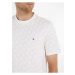 Béžové pánske vzorované tričko Tommy Hilfiger