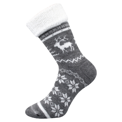 Boma Norway Unisex ponožky vlnené BM000002082000100103 šedá melé