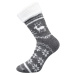 Boma Norway Unisex ponožky vlnené BM000002082000100103 šedá melé