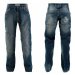 Pánske moto jeansy PMJ Boston Swot Farba modrá
