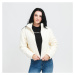 Urban Classics Ladies Corduroy Puffer Jacket krémová