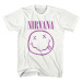 Nirvana Tričko Purple Smiley White