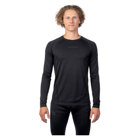 Hannah Active Ts L/S Pánske funkčné bezšvové termotričko 10047175HHX anthracite