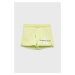 Detské krátke nohavice Calvin Klein Jeans zelená farba, s potlačou,