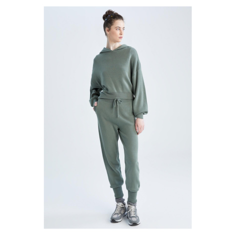 DEFACTO Lace-Waist Knitwear Jogger Sweatpants