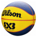 Wilson FIBA 3X3 MINI RUBBER BSKT Mini basketbalová lopta, žltá, veľkosť