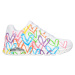 Dámska vychádzková obuv SKECHERS Uno Highlight Love white multi