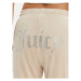 Juicy Couture Teplákové nohavice Tina JCAPW045 Béžová Regular Fit