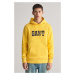 MIKINA GANT ARCH SCRIPT HOODIE SMOOTH YELLOW