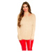 Curvy Girls! KouCla ribbrd jumper with neck holder white Einheitsgroesse