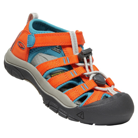 Keen Newport H2 Children Detské letné sandále 10031286KEN safety orange/fjord blue