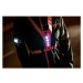 Bezpečnostná vesta s LED diódami Rogelli reflexná ružová ROG351114