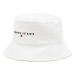 Tommy Jeans Klobúk Tjm Linear Logo Bucket Hat AM0AM12895 Biela