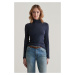 ROLÁK GANT SLIM RIB TURTLENECK EVENING BLUE