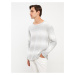 LC Waikiki Crew Neck Long Sleeve Striped Men's Knitwear Sweater