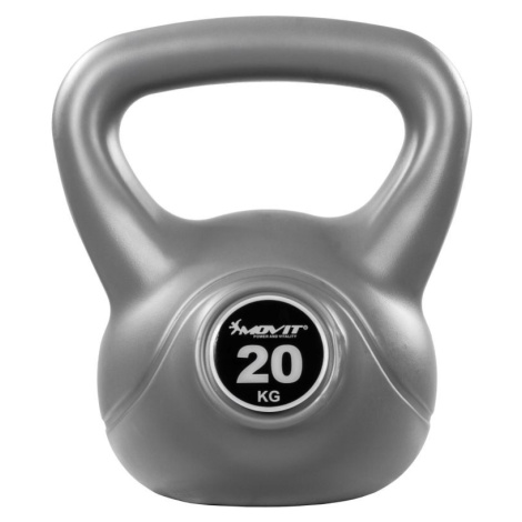 63189 Movit Kettlebell činka, 20 kg, šedá/černá