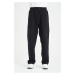 65826 Dewberry Muslin Baggy Mens Trousers-BLACK