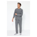 Trendyol Anthracite Ottoman Knitted Pajama style